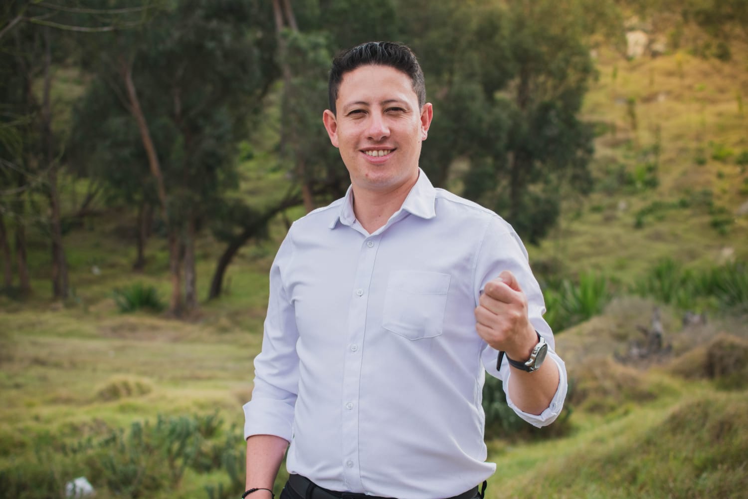 Heiner Gaitán oficializa su candidatura a la Alcaldía de Soacha.